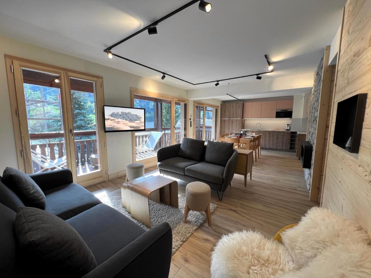 Ours Polaire Bel Appartement Village Et Pistes La Clusaz Kültér fotó
