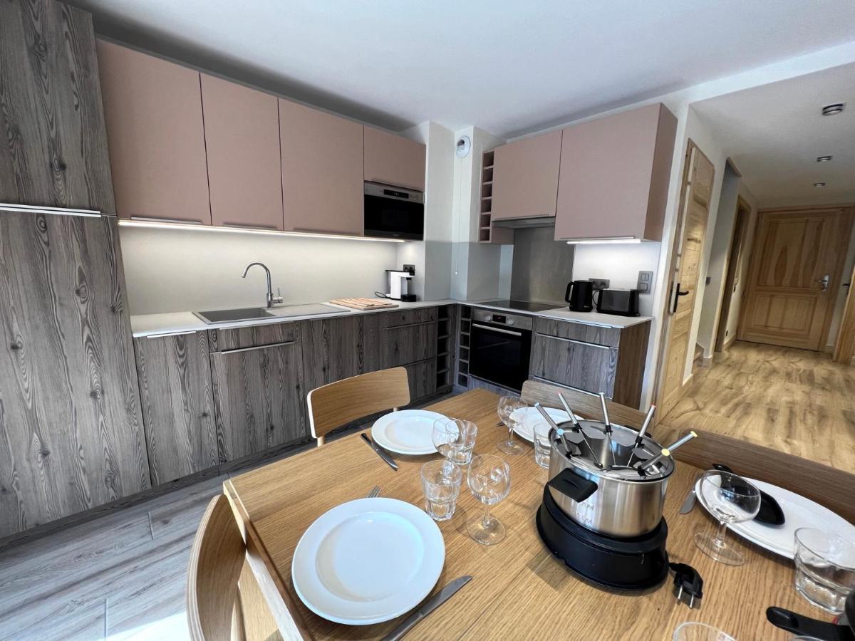 Ours Polaire Bel Appartement Village Et Pistes La Clusaz Kültér fotó