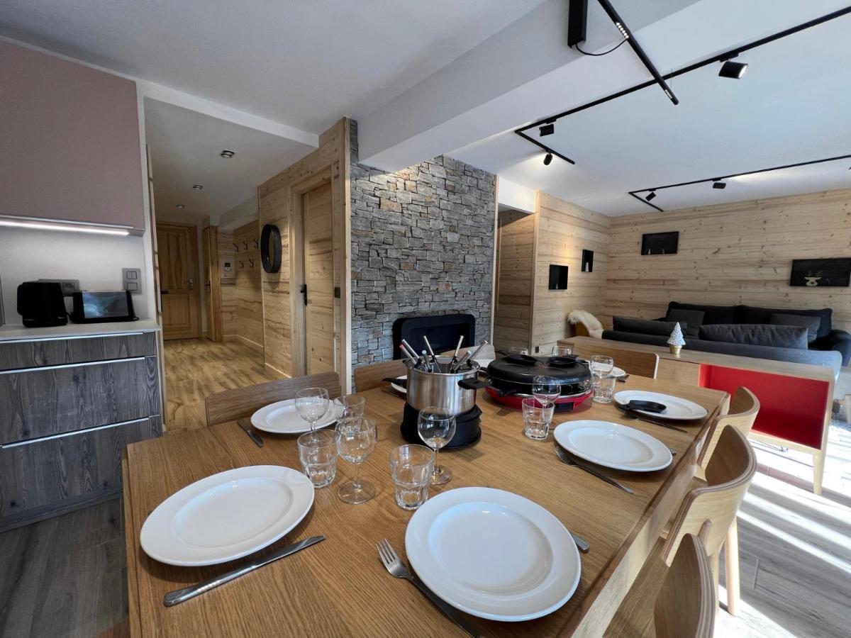 Ours Polaire Bel Appartement Village Et Pistes La Clusaz Kültér fotó