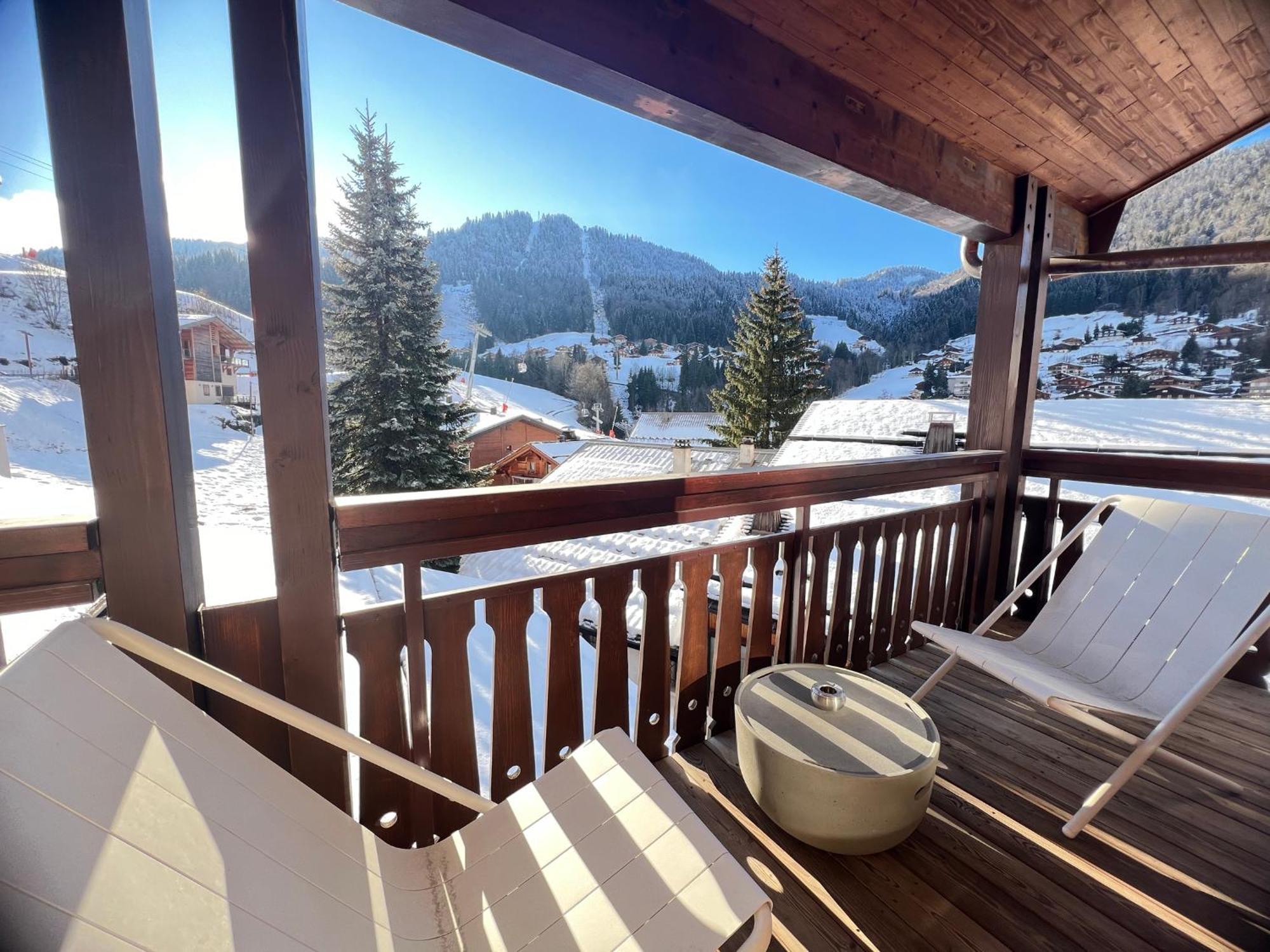 Ours Polaire Bel Appartement Village Et Pistes La Clusaz Kültér fotó